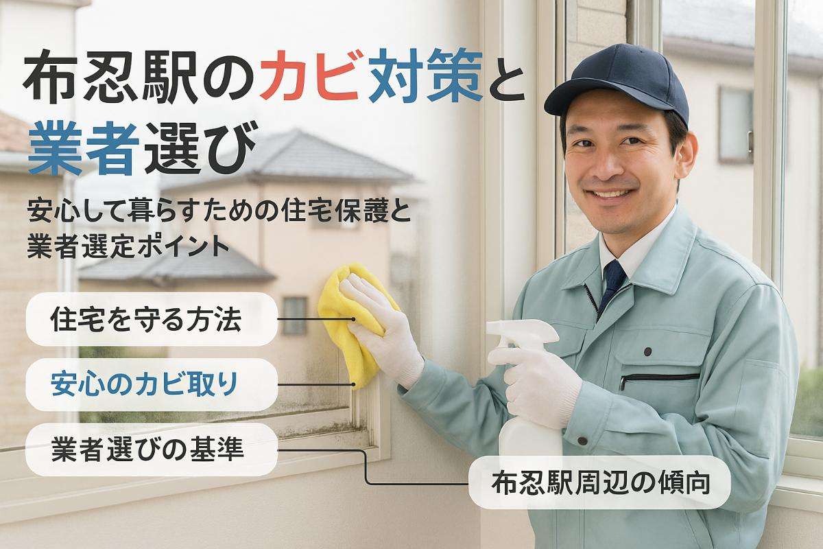 布忍駅周辺でカビ取りに安心の住宅と資産を守る方法と業者選び完全ガイド