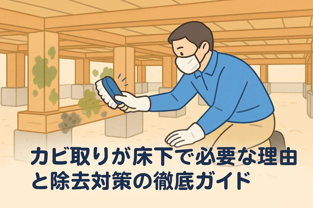 カビ取りが床下で必要な理由と除去対策の徹底ガイド