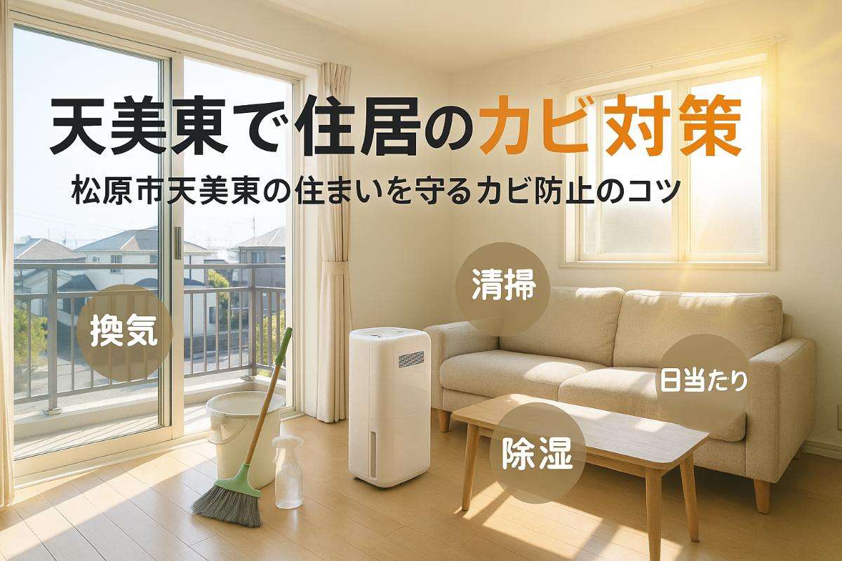 放置すると大変？大阪府松原市天美東エリアで住居のカビ取りをするためのポイント