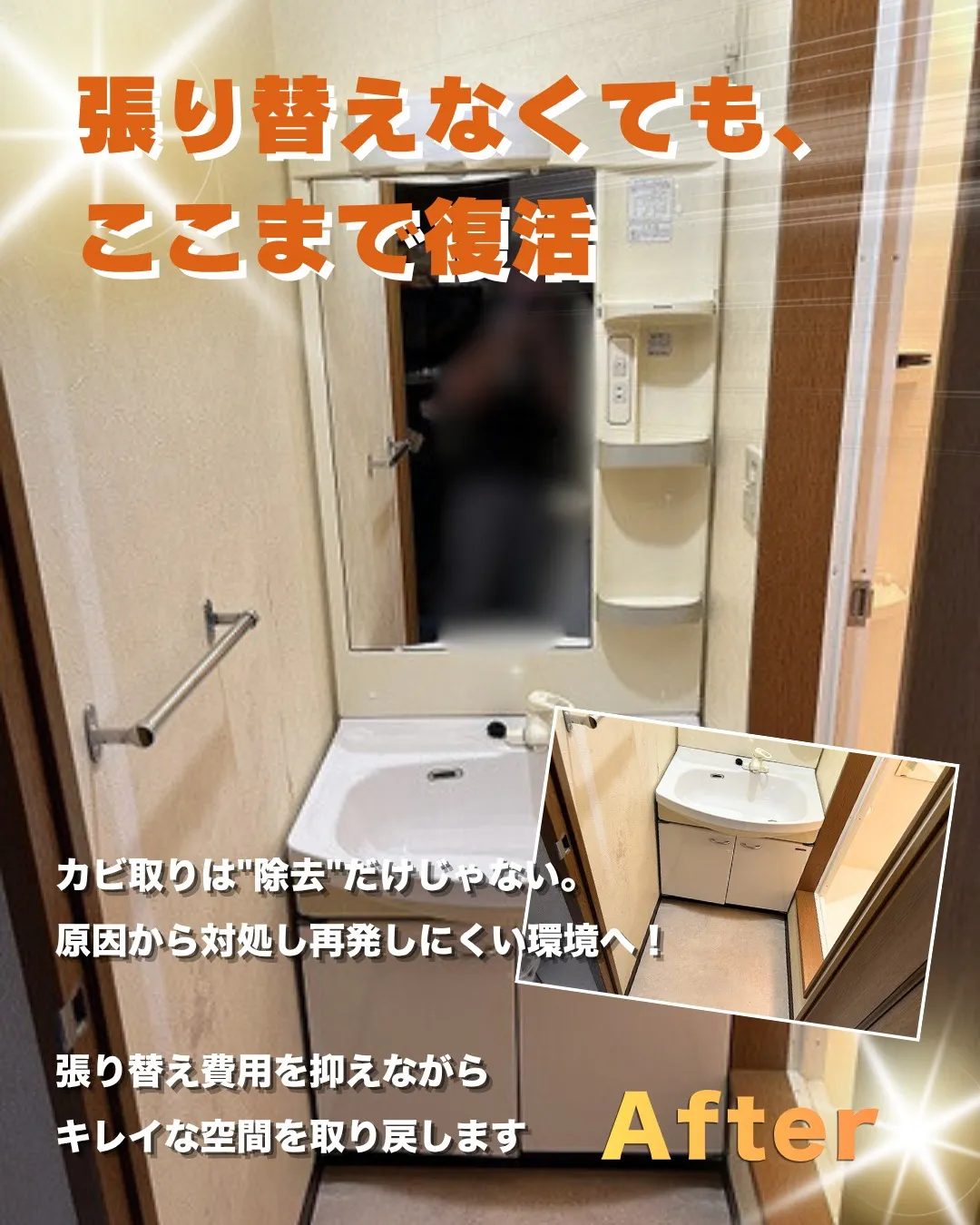 そのカビ、本当に張り替えが必要ですか？